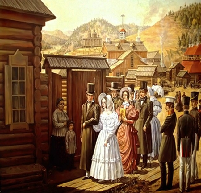 Декабристы в сибири картины